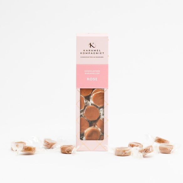 Klassiske karameller med rose